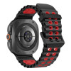 Tech-Protect Iconband Pro cinturino per Samsung Galaxy Watch Ultra 1 / 2 (2024-2026), 47 mm, nero/rosso