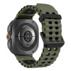 Tech-Protect Iconband Pro cinturino per Samsung Galaxy Watch Ultra 1 / 2 (2024-2026), 47 mm, verde militare/nero