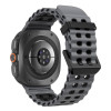 Tech-Protect Iconband Pro cinturino per Samsung Galaxy Watch Ultra 1 / 2 (2024-2026), 47 mm, grigio/nero