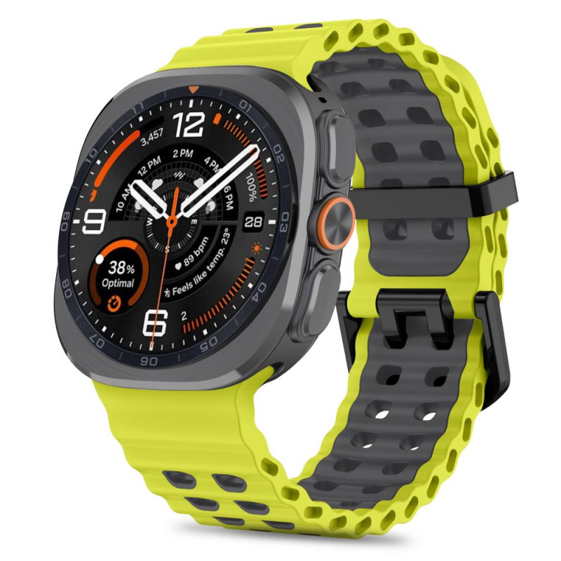 Tech-Protect Iconband Pro cinturino per Samsung Galaxy Watch Ultra 1 / 2 (2024-2026), 47 mm, lime/nero