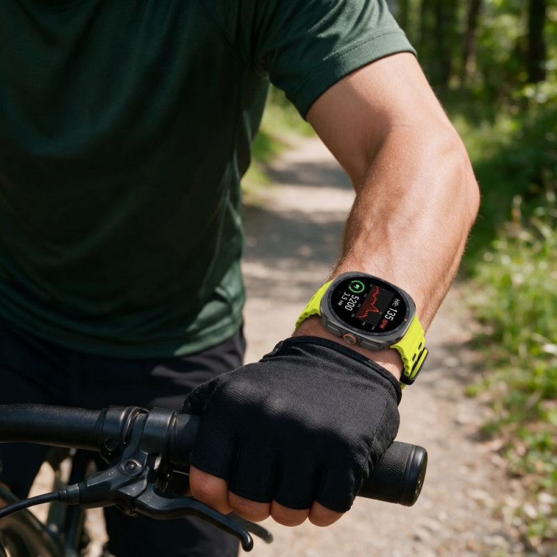 Tech-Protect Iconband Pro cinturino per Samsung Galaxy Watch Ultra 1 / 2 (2024-2026), 47 mm, lime/nero