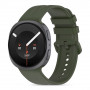 Tech-Protect Silicone Evo cinturino per Samsung Galaxy Watch 8 / 9 / Classic (40 / 44 / 46 mm), verde militare