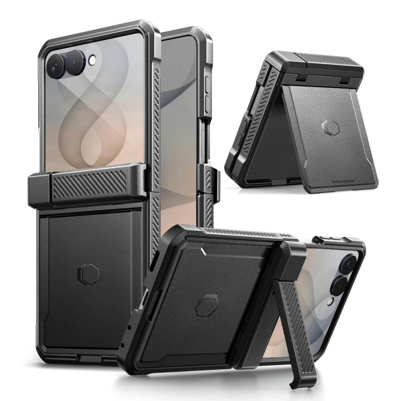Tech-Protect Kevlar Pro custodia per Samsung Galaxy Z Flip 8, nera