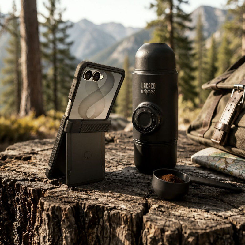 Tech-Protect Kevlar Pro custodia per Samsung Galaxy Z Flip 8, nera