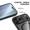Tech-Protect MagMat MagSafe custodia per Apple iPhone 17 Pro Max, nero/trasparente