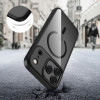 Tech-Protect MagMat MagSafe custodia per Apple iPhone 17 Pro Max, nero/trasparente