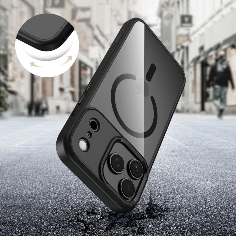 Tech-Protect MagMat MagSafe custodia per Apple iPhone 17 Pro Max, nero/trasparente