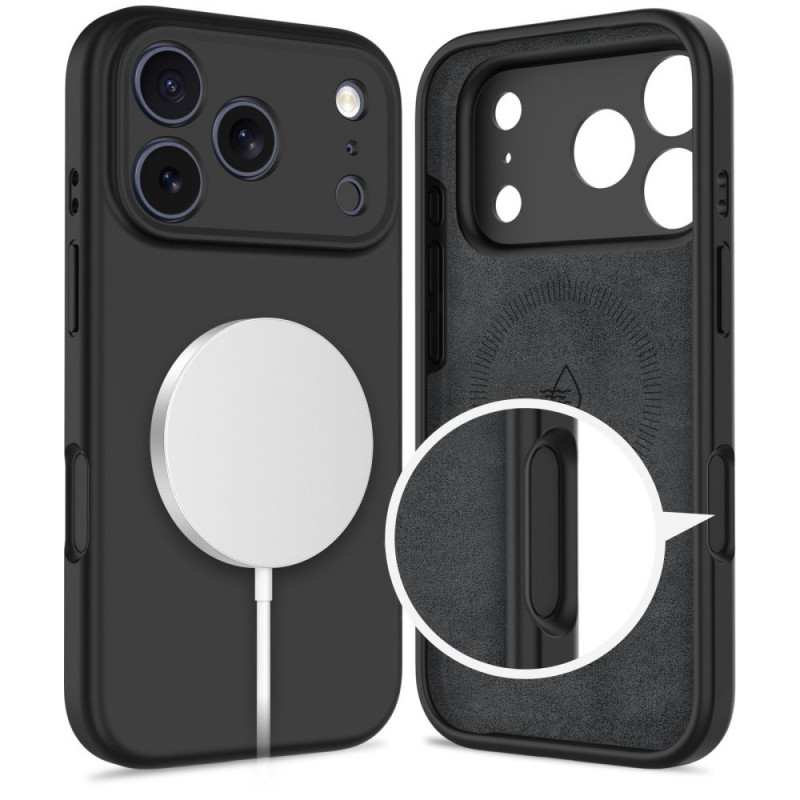 Tech-Protect Silicone MagSafe custodia per Apple iPhone 17 Pro Max, nero