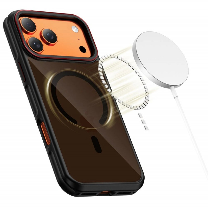 Custodia Tech-Protect MagHybrid MagSafe per Apple iPhone 17 Pro, nera/rossa