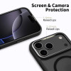 Custodia Tech-Protect MagEdge MagSafe per Apple iPhone 17 Pro Max, nero opaco/grigio metallo scuro