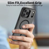 Custodia Tech-Protect Magstand MagSafe per Apple iPhone 17 Pro, nera opaca