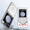 Custodia Tech-Protect Flexair Hybrid MagSafe per Samsung Galaxy Z Flip 6 / 7 FE, trasparente