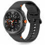Tech-Protect Silicone cinturino per Samsung Galaxy Watch 8 / 9 / Classic 40/44/46 mm, nero