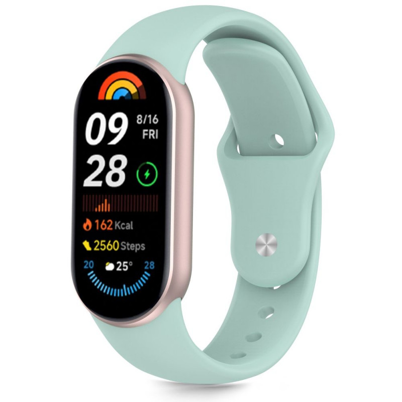 Tech-Protect Iconband Pure cinturino per Xiaomi Smart Band 8 / 9 / 10 / NFC, menta chiaro