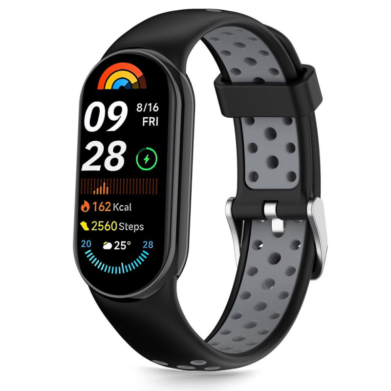 Tech-Protect IconBand Air cinturino per Xiaomi Smart Band 8 / 9 / 10 / NFC, nero/grigio