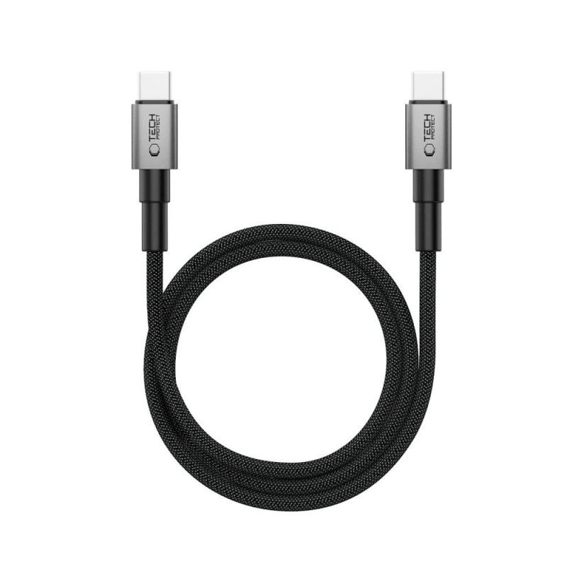 Tech-Protect Ultraboost DNA MagTwist cavo USB-C PD 100W / 5A, 100 cm, grigio ferro
