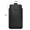 Tech-Protect SM65 custodia universale per telefono, 6,0-6,9 pollici, similpelle ecologica, nera e rossa