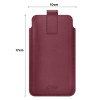 Tech-Protect SM65 custodia universale per telefono, 6,0-6,9 pollici, similpelle ecologica, bordeaux