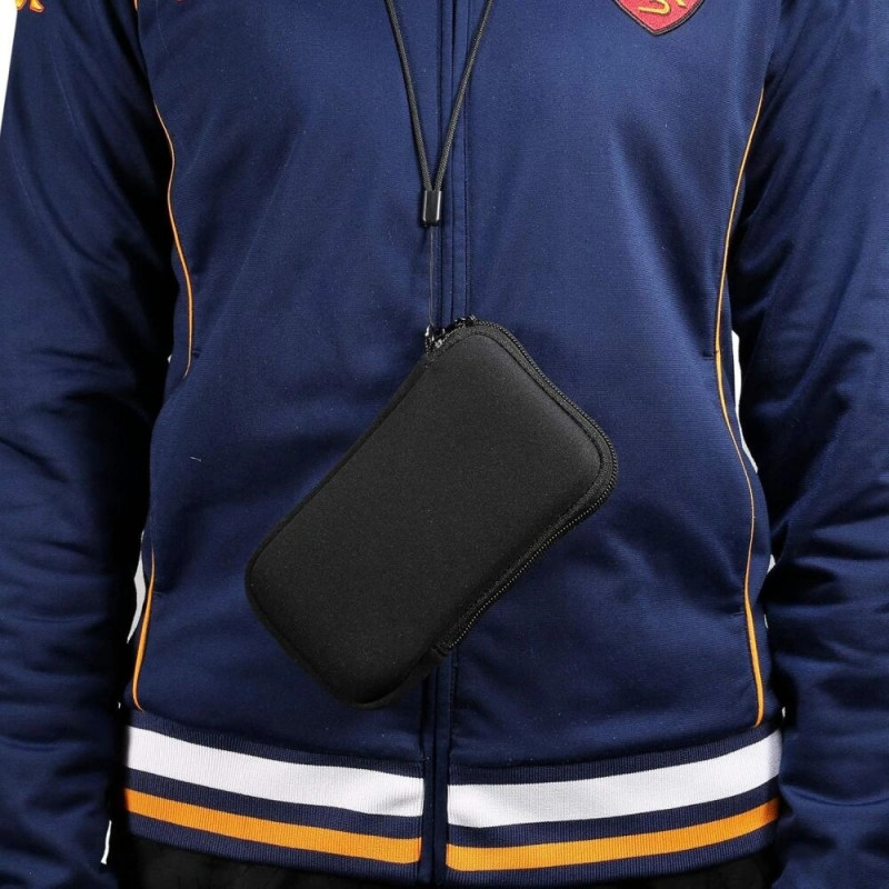 Tech-Protect SM70 custodia universale per telefono, 6,0-7,2 pollici, neoprene, con tracolla al collo, nera