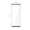 Tech-Protect Glass Fit+ vetro temperato per Xiaomi Redmi 15 4G / 5G, nero (2 pz.)