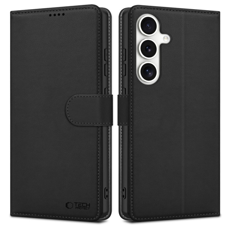 Tech-Protect Wallet custodia a portafoglio per Samsung Galaxy S25 FE, nera