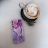 Tech-Protect Icon custodia in silicone per Samsung Galaxy S25 FE, marmo, rosa