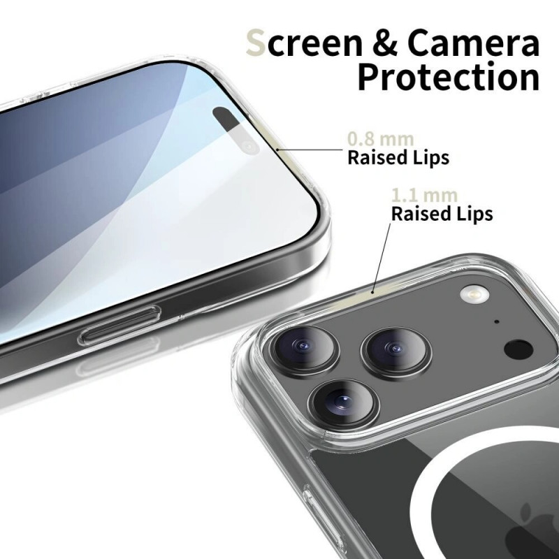 Tech-Protect FlexAir Hybrid MagSafe custodia per Google Pixel 10 / 10 Pro, trasparente