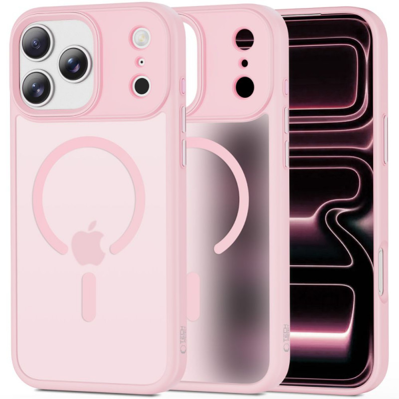 Tech-Protect MagMat MagSafe custodia per Apple iPhone 17 Pro, opaca rosa