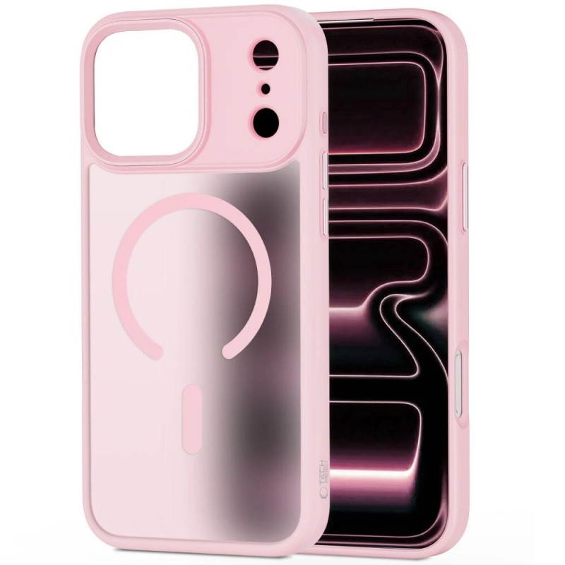 Tech-Protect MagMat MagSafe custodia per Apple iPhone 17 Pro Max, opaca rosa