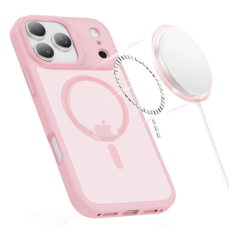 Tech-Protect MagMat MagSafe custodia per Apple iPhone 17 Pro Max, opaca rosa