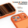 Tech-Protect MagMat custodia per Apple iPhone 17 Pro, opaca arancione cosmico