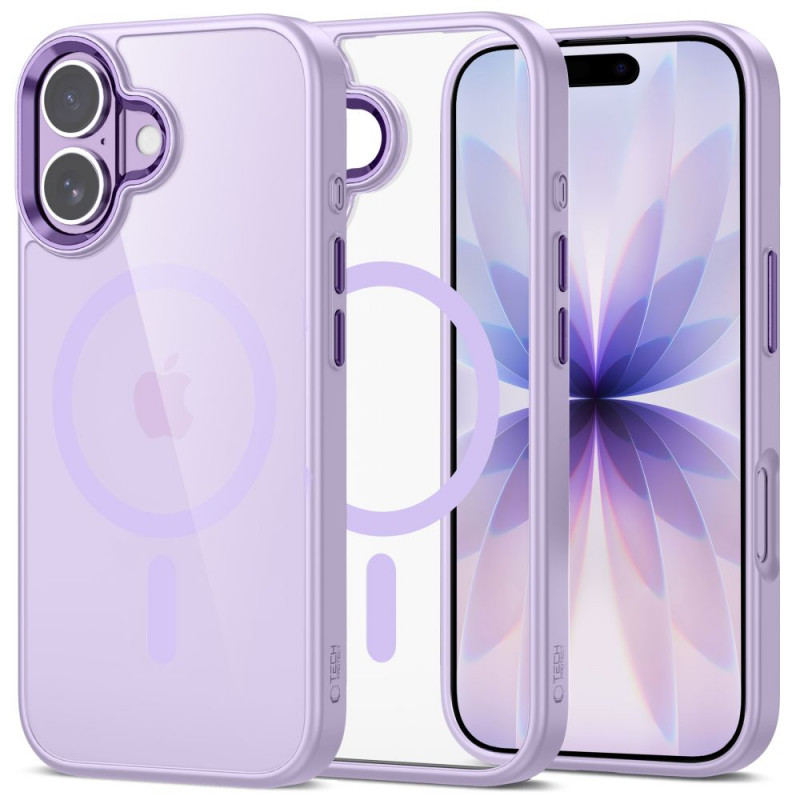 Tech-Protect MagMat MagSafe custodia per Apple iPhone 17, lavanda/trasparente