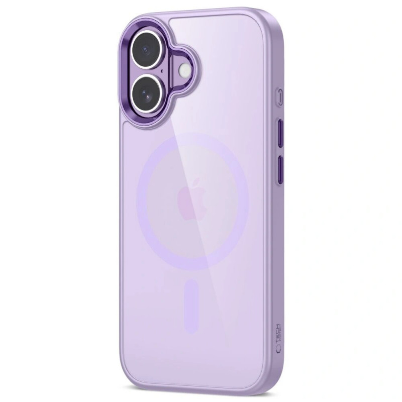 Tech-Protect MagMat MagSafe custodia per Apple iPhone 17, lavanda/trasparente