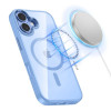Tech-Protect MagMat MagSafe custodia per Apple iPhone 17, blu nebbia/trasparente