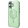 Tech-Protect MagMat MagSafe custodia per Apple iPhone 17, salvia/trasparente