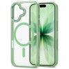 Tech-Protect MagMat MagSafe custodia per Apple iPhone 17, salvia/trasparente