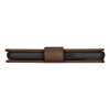 iCarer Oil Wax Wallet Case 2in1 custodia a libro in pelle per iPhone 14 Plus, Anti-RFID, marrone (WMI14220723-BN)