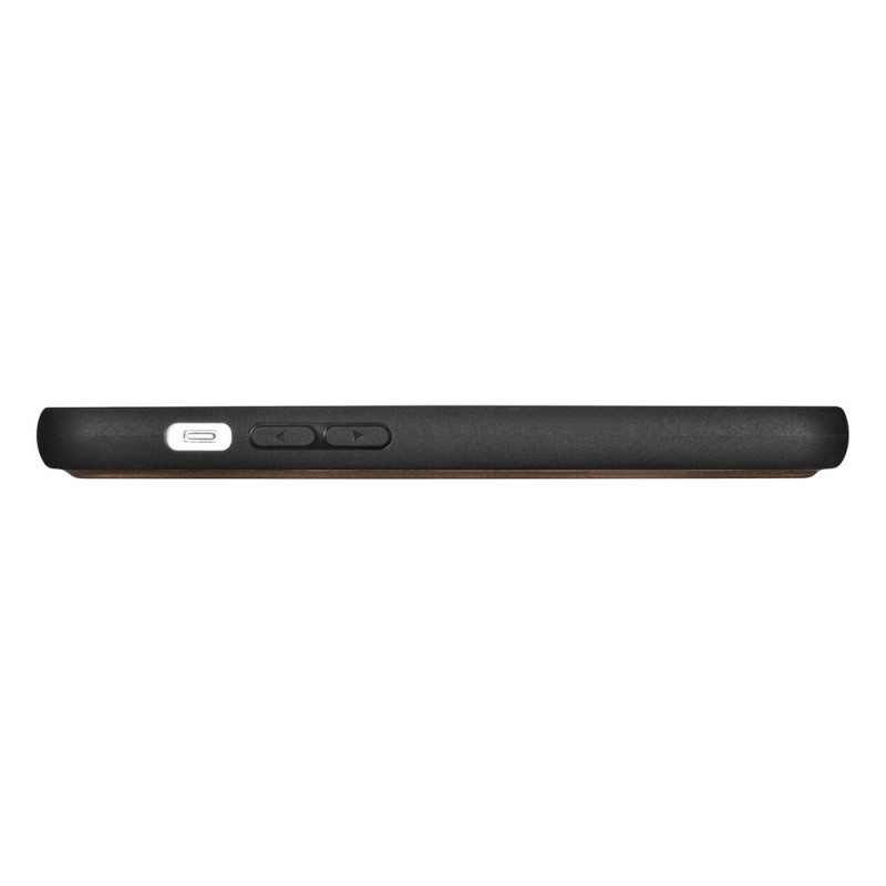 iCarer Oil Wax Wallet Case 2in1 custodia a libro in pelle per iPhone 14 Plus, Anti-RFID, marrone (WMI14220723-BN)