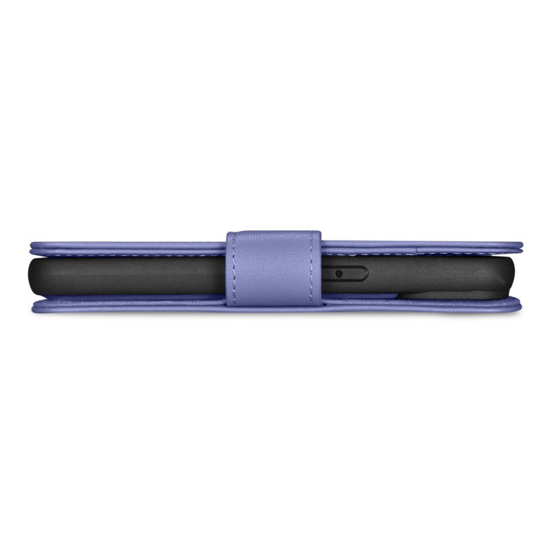 iCarer Wallet Case 2in1 custodia a libro in pelle per iPhone 14 Plus, Anti-RFID, viola chiaro (WMI14220727-LP)