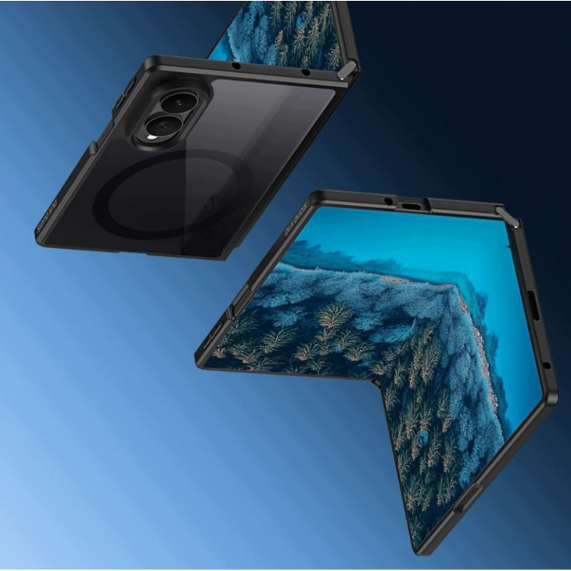 Dux Ducis Aimo Hybrid custodia per Samsung Galaxy Z Fold8, magnetica, nera