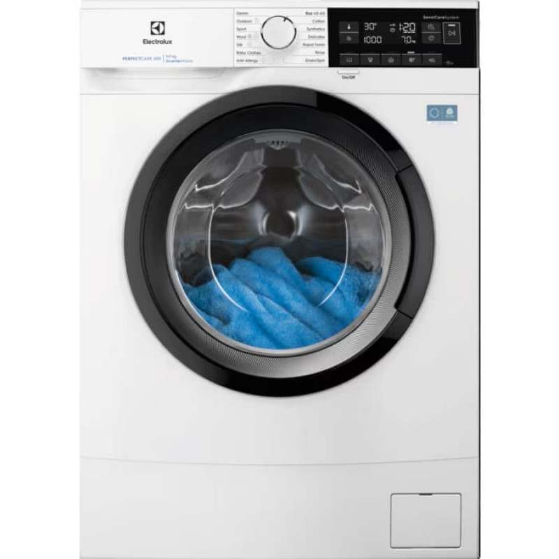 Electrolux EWS6327DE serie 600 SensiCare lavatrice a carica frontale, 7 kg, bianca