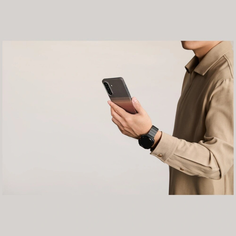 PITAKA Edge Case MagSafe custodia per Samsung Galaxy S26+, tramonto