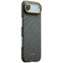 PITAKA Edge Case Breath of Veins custodia per Apple iPhone Air, dive green