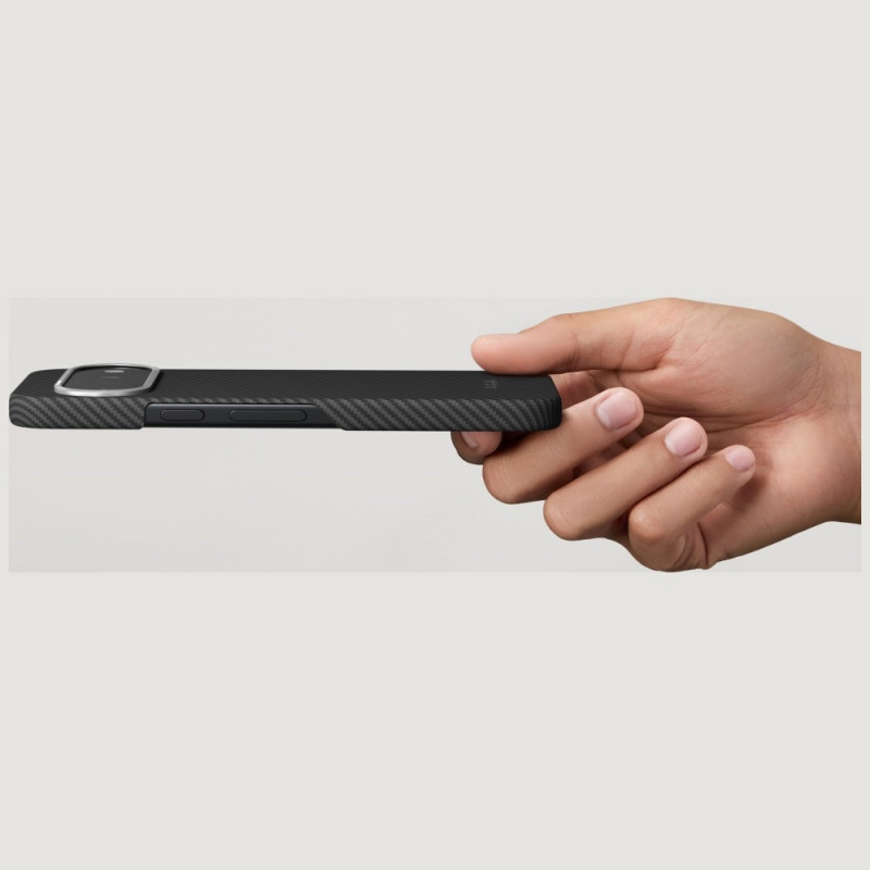 PITAKA Edge Case custodia per Google Pixel 11, nero-grigia