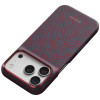 PITAKA Edge Case Argyle MagSafe custodia per Apple iPhone 18 Pro / 17 Pro, blu e rossa