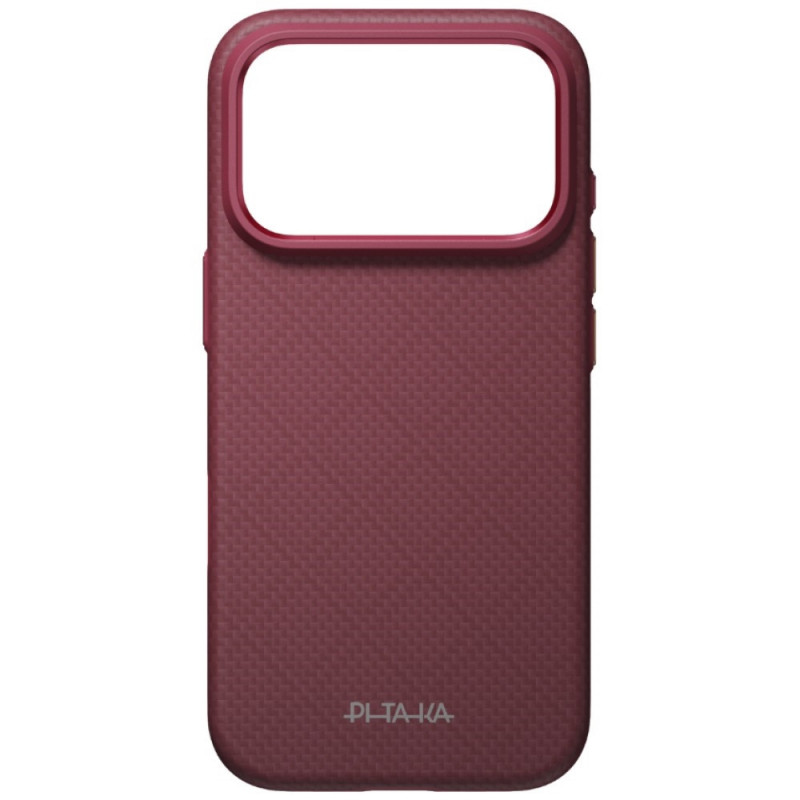 PITAKA Summa Case custodia per Apple iPhone 18 Pro / 17 Pro, bordeaux