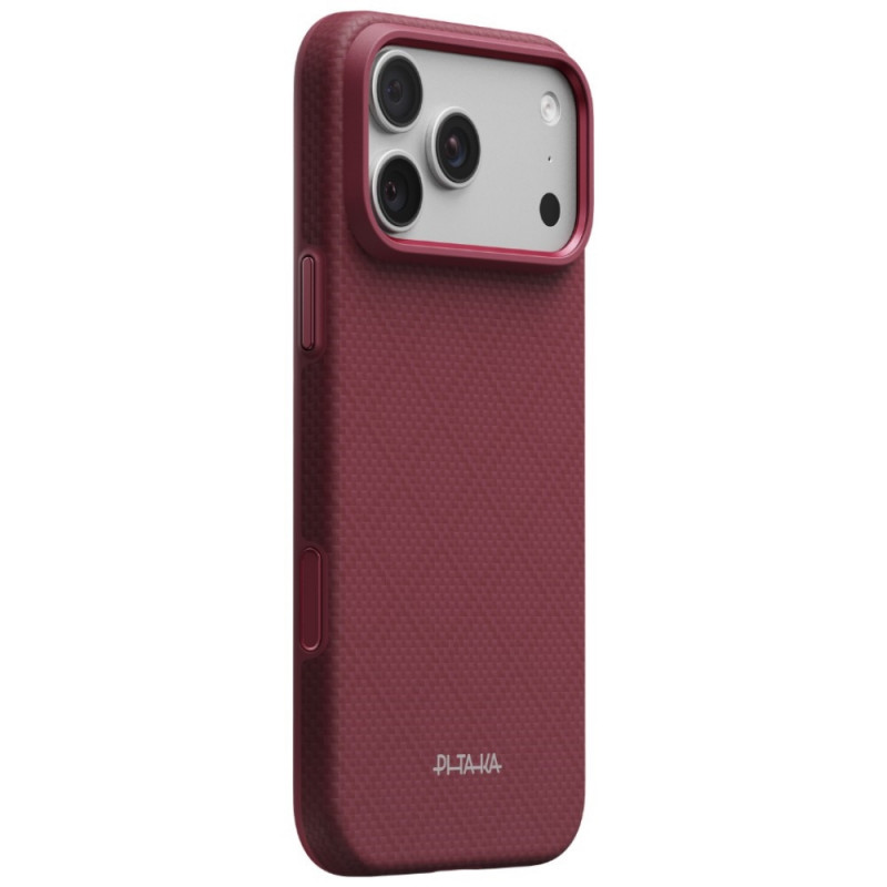 PITAKA Summa Case custodia per Apple iPhone 18 Pro Max / 17 Pro Max, bordeaux