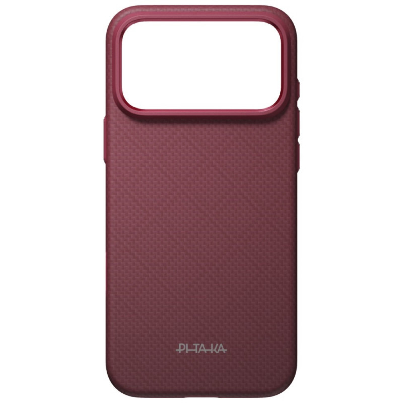 PITAKA Summa Case custodia per Apple iPhone 18 Pro Max / 17 Pro Max, bordeaux