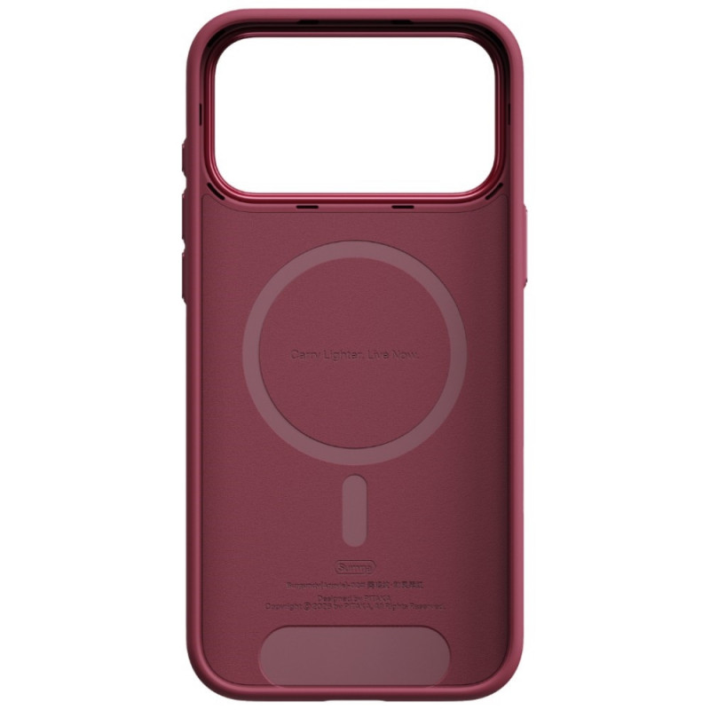 PITAKA Summa Case custodia per Apple iPhone 18 Pro Max / 17 Pro Max, bordeaux