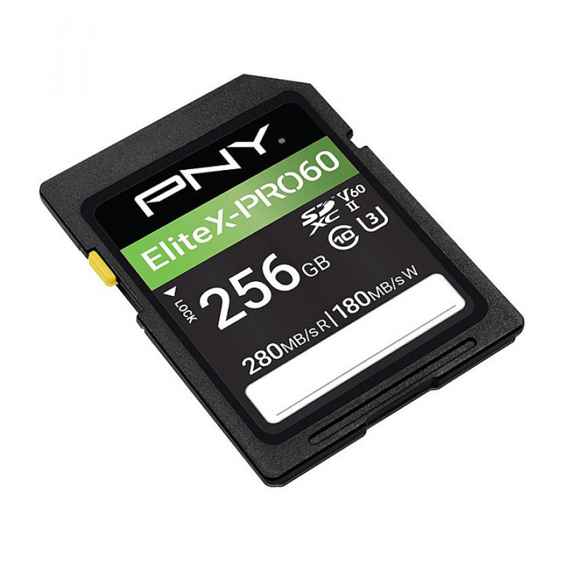 PNY EliteX-PRO60 scheda di memoria SDXC 256 GB, UHS-II, Class 10, P-SD256V60280EXP6-GE